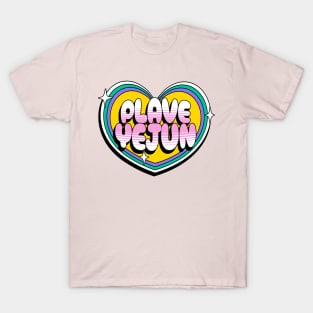 Plave Nam Yejun typography text plli | Morcaworks T-Shirt
